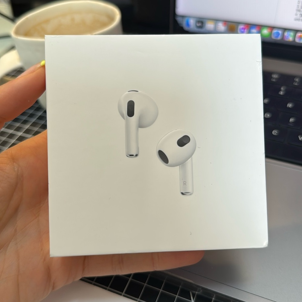 Unopened box of AirPods third generation